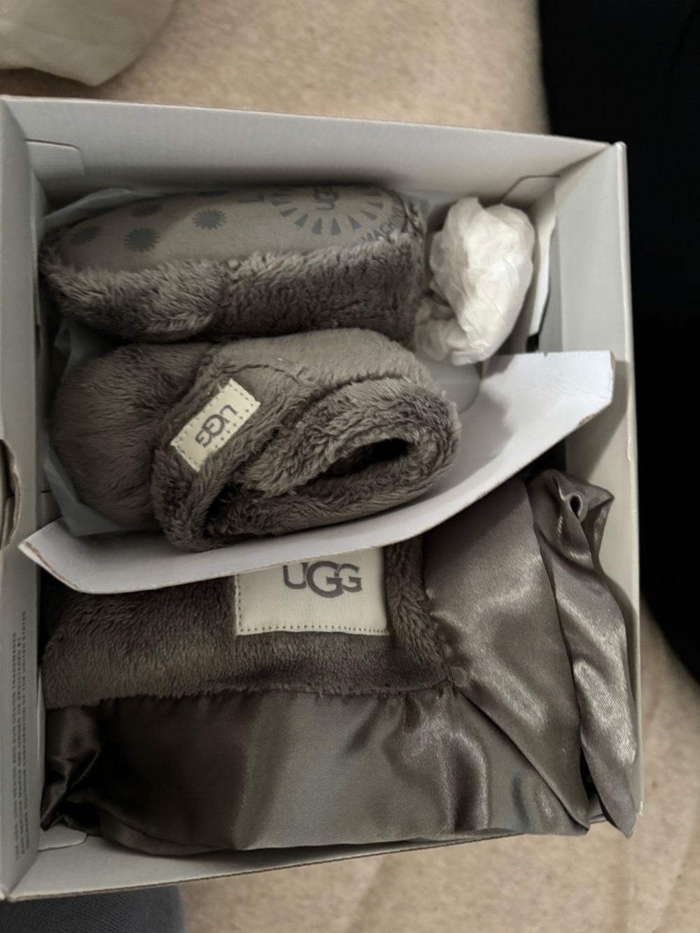 Baby Ugg Boot and Blanket Set